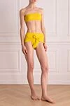 Zimmermann Swimsuit made of polyamide and elastane yellow for women - 80% polyamide, 20% elastane. Closure: ties. Country of manufacture: Italy. Care: specialized cleaning - photo 3