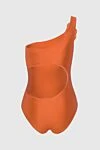 Swimsuit compatible with polyamide and elastane orange women's Zimmermann - asymmetrical clasp. 80% polyamide, 20% elastane. Closure: drawstring. Country of manufacture: Italy. Care: specialized cleaning - photo 6