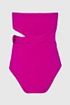 Swimsuit compatible with polyamide and elastane pink women's Zimmermann - 72% polyamide, 28% elastane. Closure: drawstring. Country of manufacture: Italy. Care: specialized cleaning - photo 6