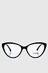 Chanel Women's frame for glasses black in the shape of a cat's eye - logo. 100% plastic. Country of manufacture: Italy. Care: specialized cleaning - photo 1