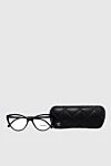 Chanel Women's frame for glasses black in the shape of a cat's eye - logo. 100% plastic. Country of manufacture: Italy. Care: specialized cleaning - photo 5