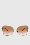 Chanel Large brown women's sunglasses for sun protection - logo. Additional: UV protection. plastic, metal. Country of manufacture: Italy. Care: specialized cleaning - photo 1