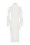 White wool and acrylic dress for women MSGM - zipper. neckline, high neck. 50% wool, 50% acrylic. Country of manufacture: Italy. Care: specialized cleaning - photo 6