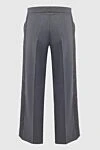 Rocco Ragni Women's classic gray pants in a loose cut - two pockets. 65% polyester, 32% viscose, 3% elastane. zipper, button. Country of manufacture: Italy. Care: specialized cleaning - photo 7