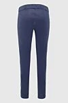 Women's tailored pants blue D.Exterior - two side pockets. polyester, elastane. elastic belt. Country of manufacture: Italy. Care: specialized cleaning - photo 6