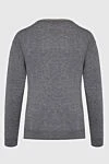 Tonet Gray jumper for women - lurex. 80% wool, 12% cashmere, 8% silk. Country of manufacture: Italy. Care: specialized cleaning - photo 7