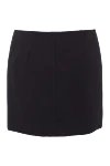 Women black mini skirt with slit The Attico - 70% viscose, 25% nylon, 5% elastane. button. Country of manufacture: Italy. Care: specialized cleaning - photo 6