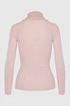 Pink wool womens turtleneck with wide ribbing Peserico - textured surface. 100% wool. Country of manufacture: Italy. Care: specialized cleaning - photo 6