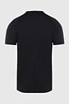 Cesare di Napoli Black cotton T-shirt for men - 100% cotton. Country of manufacture: Italy. Care: specialized cleaning - photo 7