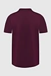 Cotton T-shirt burgundy for men Cesare di Napoli - 100% cotton. Country of manufacture: Italy. Care: specialized cleaning - photo 6