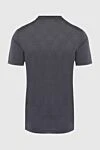 Gray cotton T-shirt for men Cesare di Napoli - 100% cotton. Country of manufacture: Italy. Care: specialized cleaning - photo 6