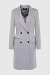 Heresis Gray wool coat for women - 100% wool. Closure: buttons. two side pockets. Country of manufacture: Italy. Care: specialized cleaning - photo 1