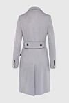 Gray wool coat for women Heresis - 100% wool. Closure: buttons. two side pockets. Country of manufacture: Italy. Care: specialized cleaning - photo 6