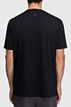 Black cotton T-shirt for men Limitato - print pattern. 100% cotton. Country of manufacture: Italy. Care: specialized cleaning - photo 4