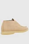 Beige leather loafers for men Cesare di Napoli - contrast sole. 100% genuine leather. Insole: leather. Country of manufacture: Italy. Care: specialized cleaning - photo 4