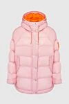 Ermanno Scervino Polyamide down jacket pink for women - 100% polyamide. zipper, drawstring. two side pockets. Insulation: 100% down. Country of manufacture: Italy. Care: specialized cleaning - photo 1