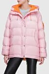 Ermanno Scervino Polyamide down jacket pink for women - 100% polyamide. zipper, drawstring. two side pockets. Insulation: 100% down. Country of manufacture: Italy. Care: specialized cleaning - photo 3