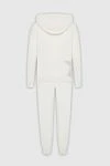 Lorena Antoniazzi White walking suit for women - stars. 78% wool, 10% cashmere, 10% silk, 1% viscose. Closure: drawstring, zipper. two side pockets. Hood: yes. Country of manufacture: Italy. Care: specialized cleaning - photo 7