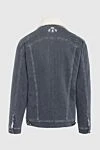 Scissor Scriptor Denim jacket made of cotton and elastane gray for men - 98% cotton, 2% elastane. Buttons. Two chest pockets. Country of manufacture: Italy. Care: specialized cleaning - photo 7