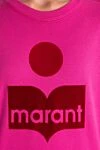 Isabel Marant Pink cotton and polyester jumper for women - logo. 88% cotton, 12% polyester. Country of manufacture: Italy. Care: specialized cleaning - photo 5