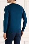 Blue wool sweater for men Loro Piana - 100% wool. Country of manufacture: Italy. Care: specialized cleaning - photo 4