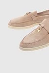 Loro Piana Лоферы бежевые - лого с метелла. нет. 100% замша. Уход:специализированая чистка. Производство: Италия. Страна производитель: Италия. Уход: специализированная чистка - фото 5