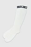 Dior White cotton socks for women - logo. cotton. Country of manufacture: Italy. Care: specialized cleaning - photo 1