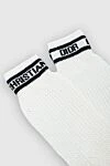 White cotton socks for women Dior - logo. cotton. Country of manufacture: Italy. Care: specialized cleaning - photo 2