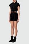 Костюм прогулочный черный Alexanderwang - Декор логотип . кулиска. 57% хлопок, 40% полиэстер, 3% эластан. два боковых кармана. Капюшон: есть. Страна производитель: США. Уход: специализированная чистка - фото 2