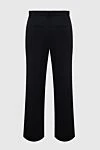 Women's classic black woolen pants Saint Laurent - two pockets. 100% wool. zipper. Country of manufacture: Italy. Care: specialized cleaning - photo 6