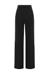 Women's classic black woolen pants Saint Laurent - two pockets. 100% wool. zipper. Country of manufacture: Italy. Care: specialized cleaning - photo 6