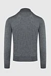 Brunello Cucinelli Кардиган чоловічий з кашеміру та шовку сірий - 70% кашемір, 30% шовк. Блискавка. Країна виробник: Італія. Догляд: спеціалізоване чищення - фото 7