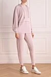 Brunello Cucinelli Костюм прогулянковий рожевий жіночий - 60% вовна, 30% кашемір, 10% шовк. куліска. дві бічні. Капюшон: є. Країна виробник: Італія. Догляд: спеціалізоване чищення - фото 3