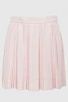 Balmain Polyester and wool pink skirt for women - pleated. 55% polyester, 45% wool. elastic belt. Country of manufacture: Italy. Care: specialized cleaning - photo 1