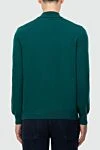 Men's high-collar stand-up jumper made of wool green Cesare di Napoli - High collar stand. 100% wool. Country of manufacture: Italy. Care: specialized cleaning - photo 4