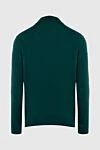 Cesare di Napoli Men's high-collar stand-up jumper made of wool green - High collar stand. 100% wool. Country of manufacture: Italy. Care: specialized cleaning - photo 7