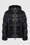 Herno Black polyamide down jacket for women - 100% polyester. hood. Closure: zipper. two side pockets. Country of manufacture: Italy. Care: specialized cleaning - photo 1