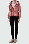 Women's pink polyamide down jacket Herno - 100% polyester. hood. Closure: zipper. two side pockets. Country of manufacture: Italy. Care: specialized cleaning - photo 2