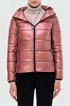 Herno Women's pink polyamide down jacket - 100% polyester. hood. Closure: zipper. two side pockets. Country of manufacture: Italy. Care: specialized cleaning - photo 3