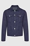 Billionaire Denim jacket made of wool and elastane blue for men - 98% wool, 2% elastane. Buttons. Two chest pockets. Country of manufacture: Italy. Care: specialized cleaning - photo 1