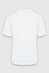 White cotton T-shirt for men Brioni - logo. 100% cotton. Country of manufacture: Italy. Care: specialized cleaning - photo 6