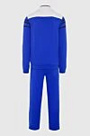 Zilli Men's sports suit made of cotton and silk, blue - Contrasting lines, contrasting trim. 50% cotton, 50% silk. Closure: Drawstring, zipper. Four side pockets. Country of manufacture: Italy. Care: specialized cleaning - photo 5