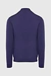 Zilli Blue cashmere and silk sports sweatshirt for men - gradient. 70% cashmere, 30% silk. Closure: zipper. two side pockets. Country of manufacture: Italy. Care: specialized cleaning - photo 7