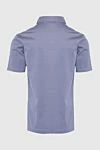 Cotton polo purple men's Zilli - 100% cotton. Buttons. Country of manufacture: Italy. Care: specialized cleaning - photo 6