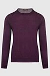 Zilli Cashmere burgundy jumper for men - 100% cashmere. Country of manufacture: Italy. Care: specialized cleaning - photo 1