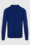 Blue wool sweater for men Malo - 100% wool. Country of manufacture: Italy. Care: specialized cleaning - photo 6