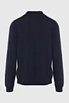 Blue wool sweater for men Malo - 100% wool. Country of manufacture: Italy. Care: specialized cleaning - photo 6