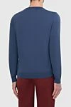 Blue cashmere jumper for men Malo - 100% cashmere. Country of manufacture: Italy. Care: specialized cleaning - photo 4