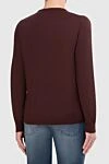 Cashmere burgundy jumper for men Malo - 100% cashmere. Country of manufacture: Italy. Care: specialized cleaning - photo 4