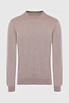 Malo Cashmere jumper beige for men - 100% cashmere. Country of manufacture: Italy. Care: specialized cleaning - photo 1